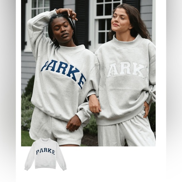 Parke Classic Varsity Mockneck Sweatshirt - Picture 1 of 2